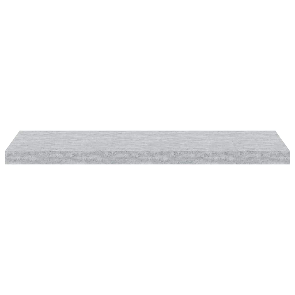 Pakabinama sieninė lentyna, betono pilka, 80x23,5x3,8cm, MDF
