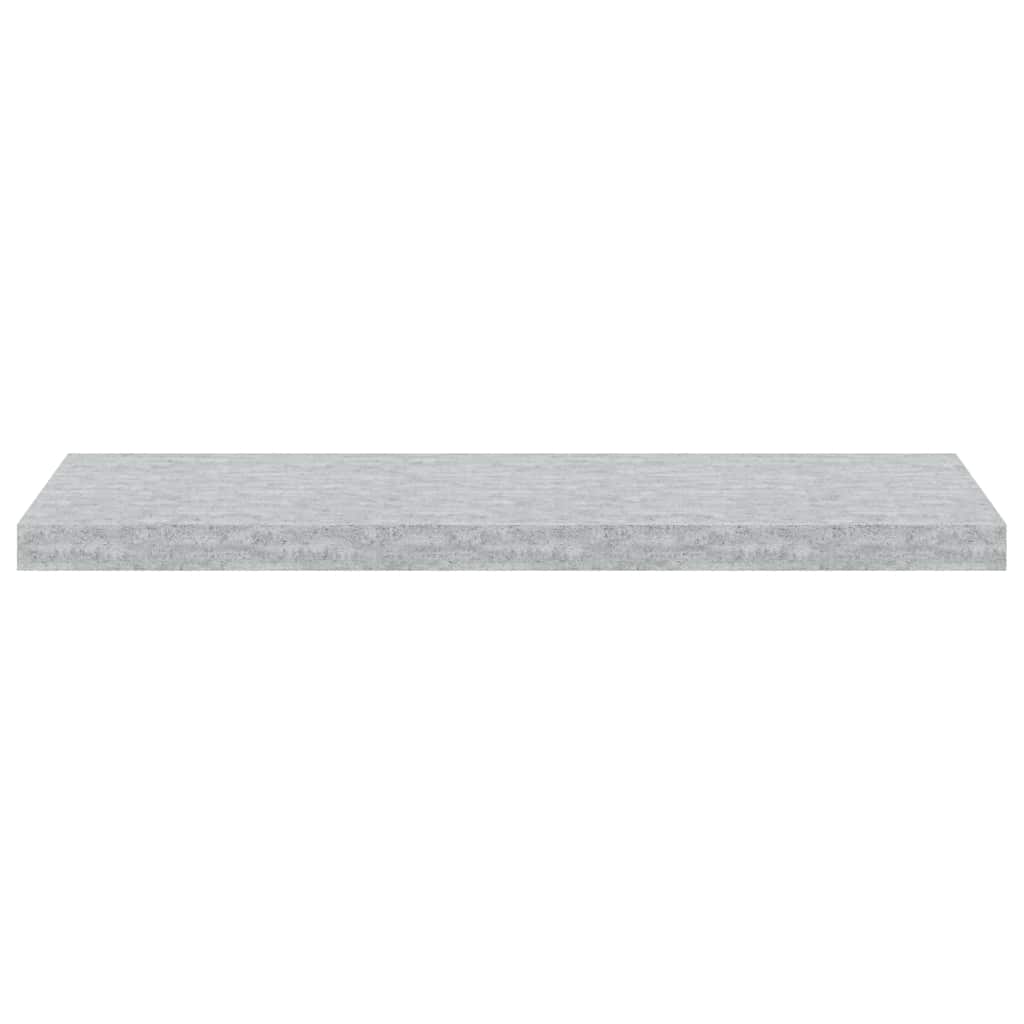Pakabinama sieninė lentyna, betono pilka, 80x23,5x3,8cm, MDF