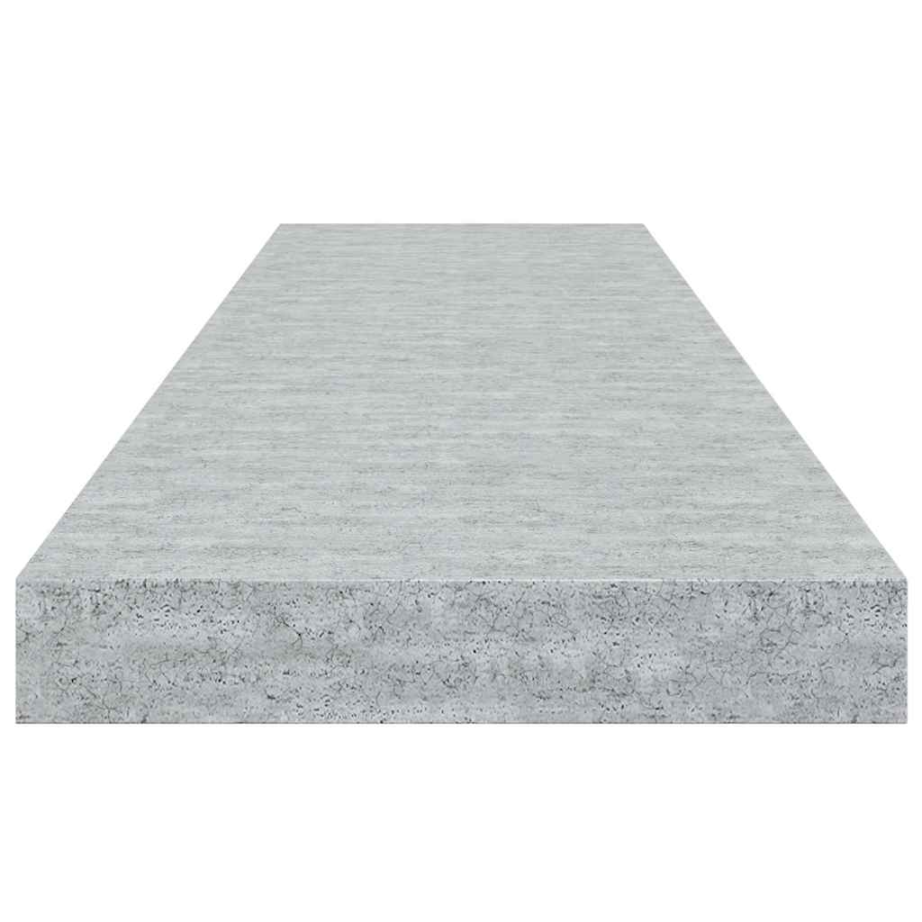 Pakabinama sieninė lentyna, betono pilka, 90x23,5x3,8cm, MDF