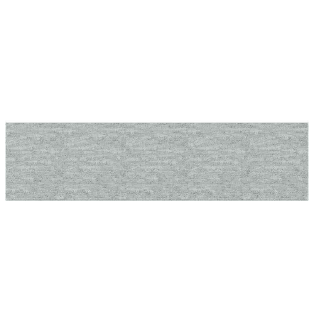 Pakabinamos lentynos, 4vnt., betono pilkos, 90x23,5x3,8cm, MDF