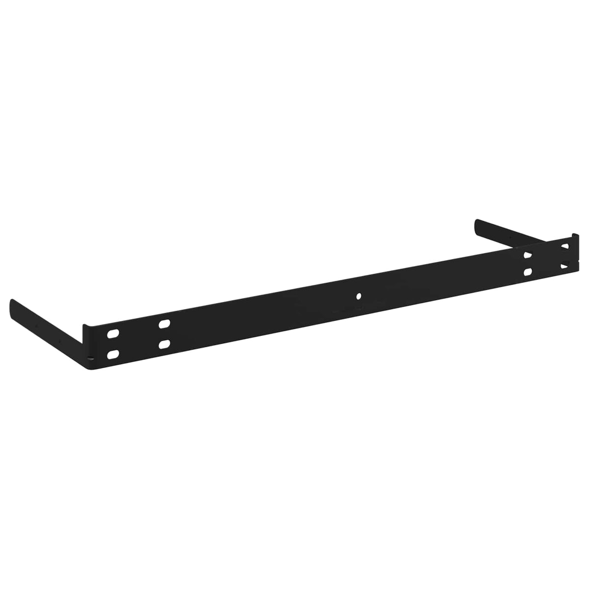 Pakabinamos lentynos, 2vnt., pilkos, 120x23,5x3,8cm, MDF