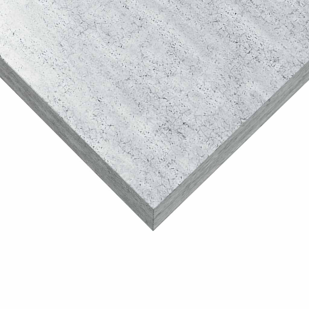 Pakabinamos lentynos, 2vnt., pilkos, 120x23,5x3,8cm, MDF