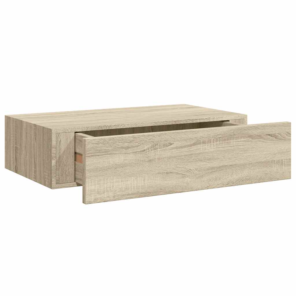 Lentynos su stalčiais, 2vnt., ąžuolo, 40x23,5x10cm, MDF