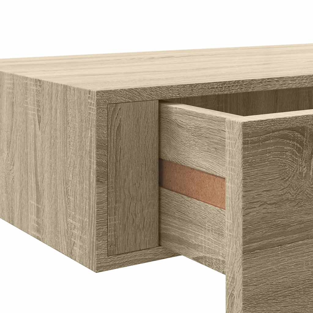 Lentynos su stalčiais, 2vnt., ąžuolo, 40x23,5x10cm, MDF