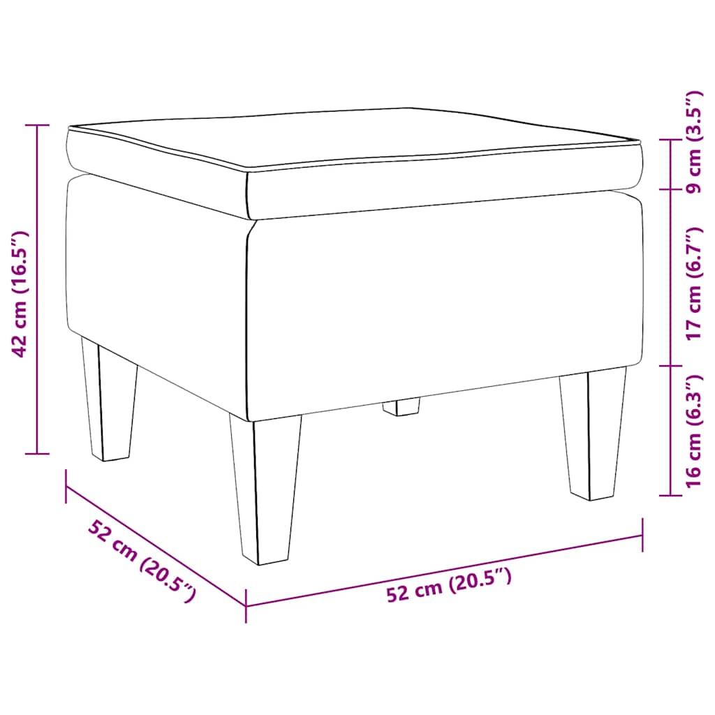 Taburetė su medinėmis kojomis, juodos spalvos, audinys