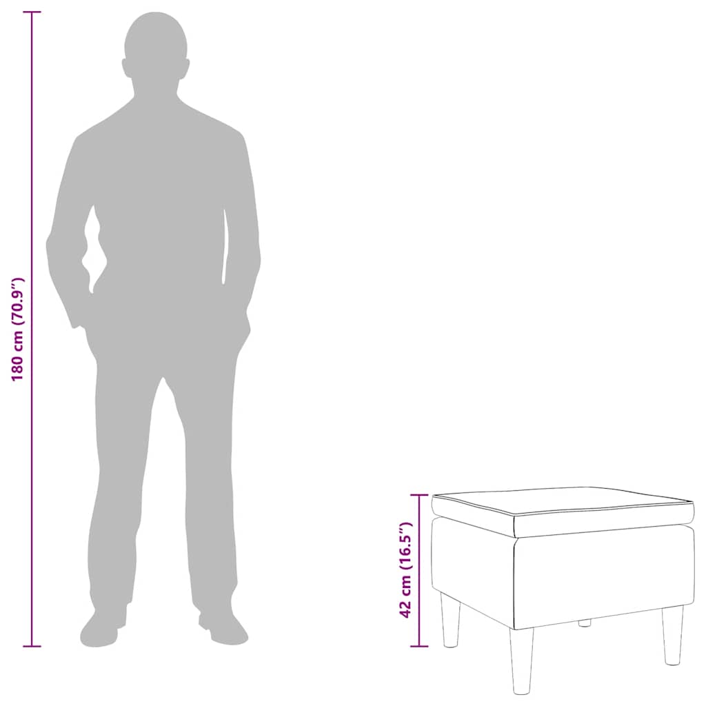 Taburetė su medinėmis kojomis, rožinės spalvos, aksomas