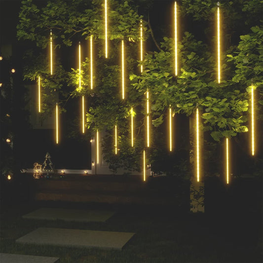 Girlianda meteorų lietus, 20vnt., 50cm, 720 šiltų baltų LED