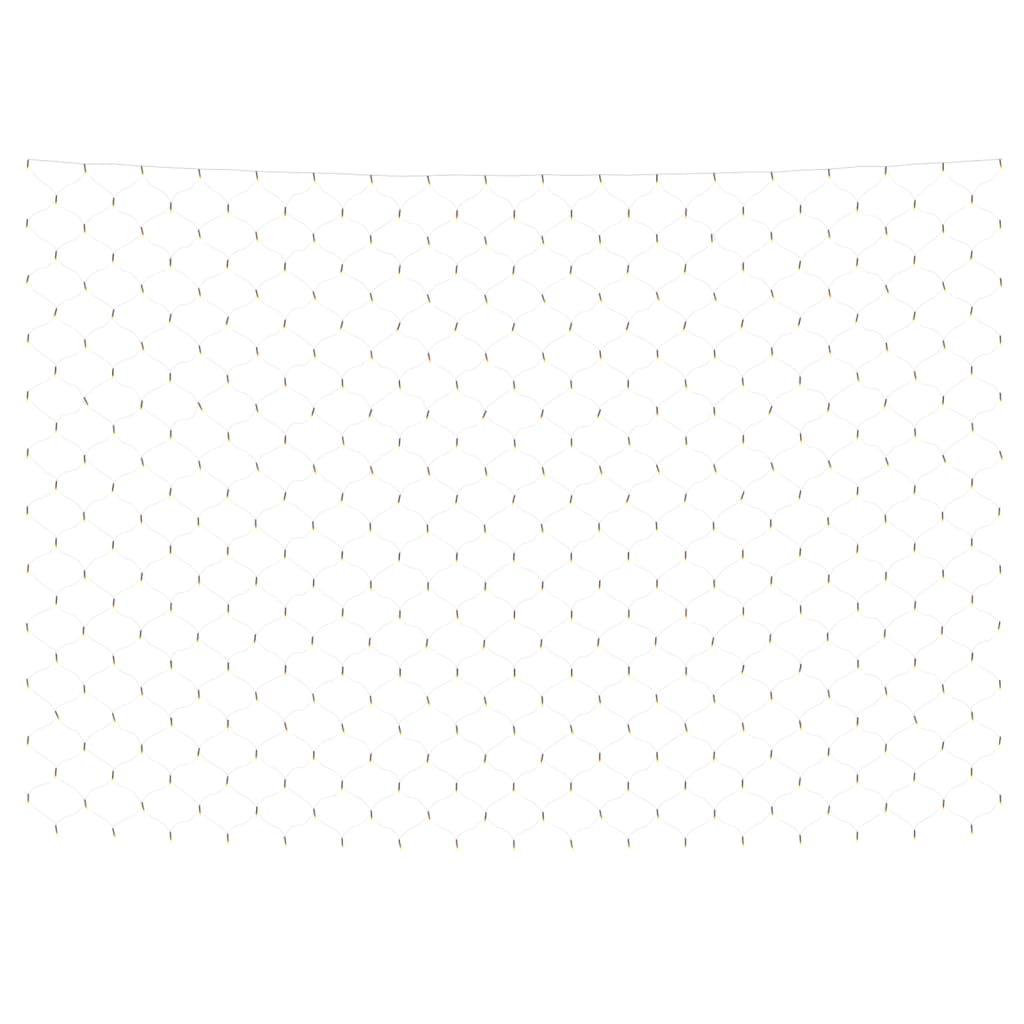 Kalėdinių lempučių tinklas, 3x2m, 204 šiltos baltos LED
