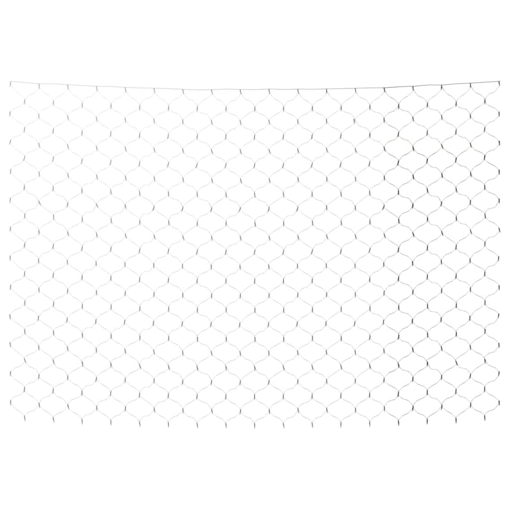 Kalėdinių lempučių tinklas, 3x2m, 204 šaltos baltos LED