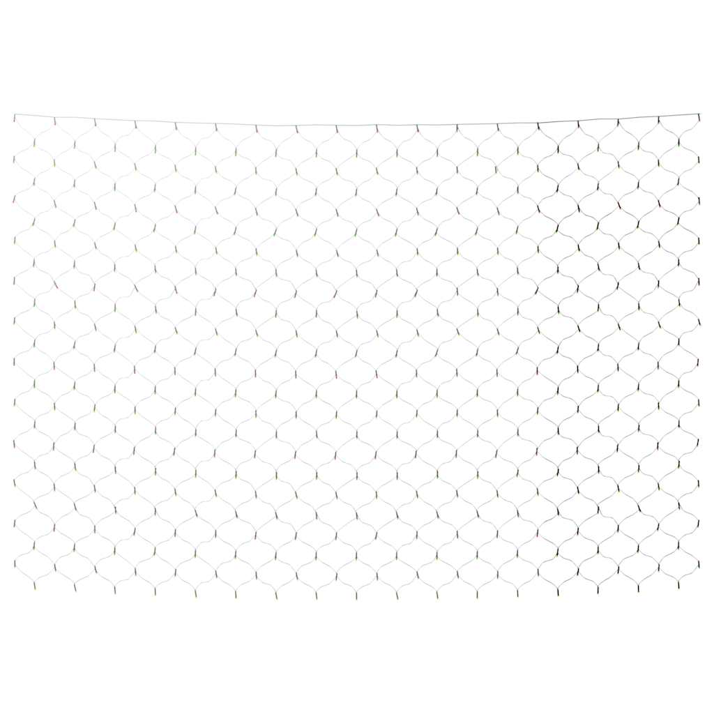 Kalėdinių lempučių tinklas, 3x2m, 204 įvairių spalvų LED