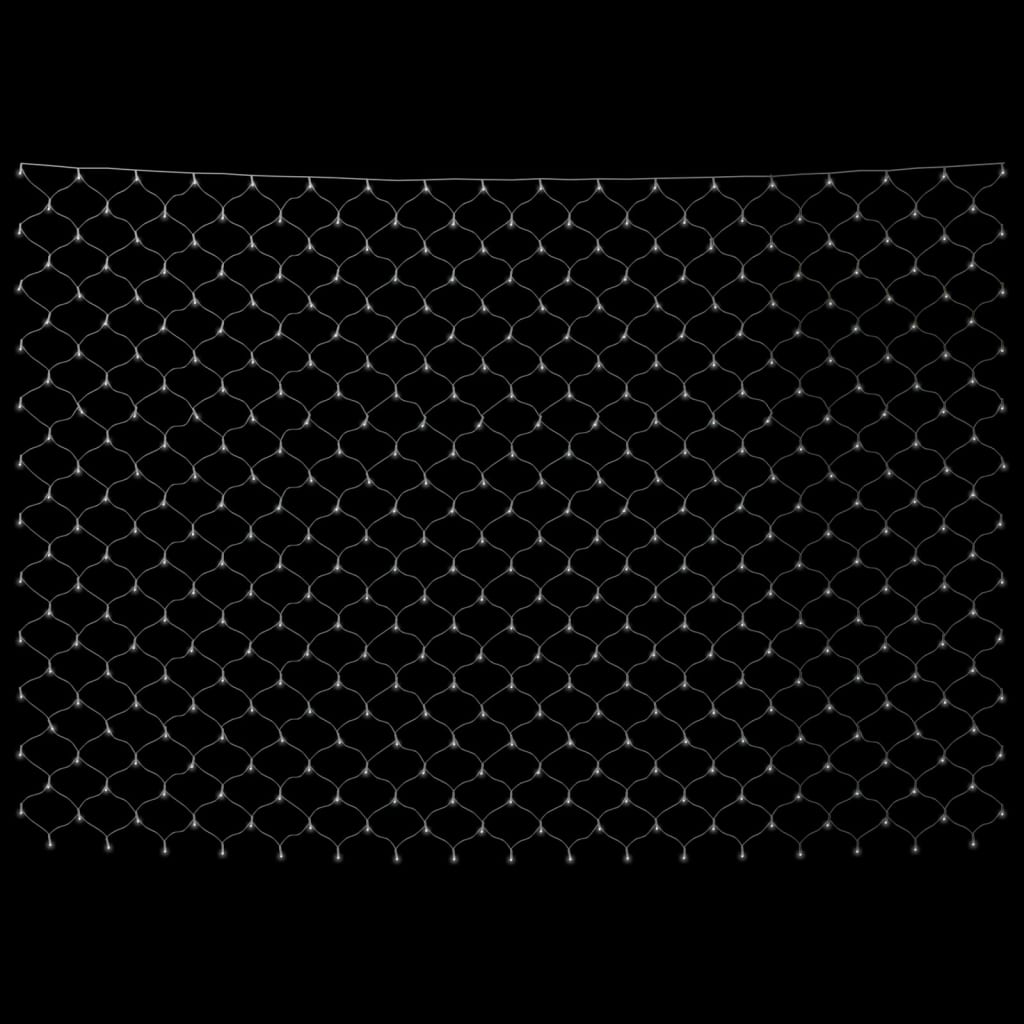 Kalėdinių lempučių tinklas, 3x3m, 306 šaltos baltos LED