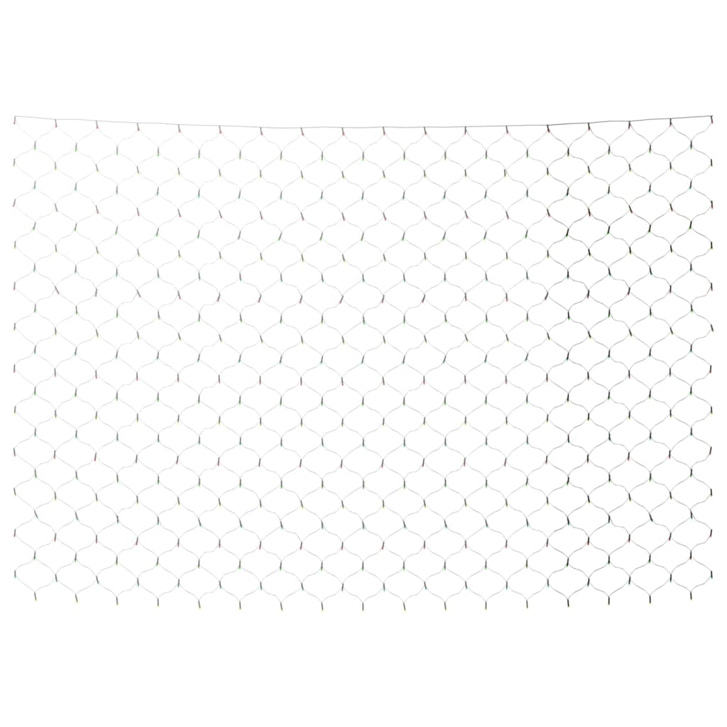 Kalėdinių lempučių tinklas, 3x3m, 306 įvairių spalvų LED