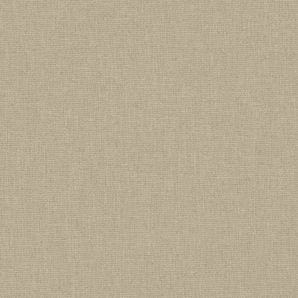 Kūdikio maniežas su čiužiniu, taupe spalvos, lininis audinys