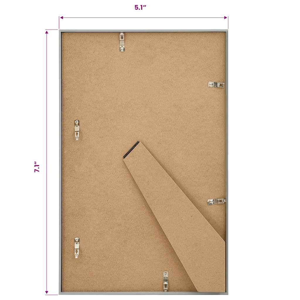 Nuotraukų rėmeliai-koliažai, 3vnt., sidabriniai, 13x18cm, MDF