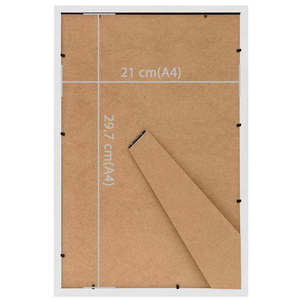 Nuotraukų rėmeliai-koliažai, 5vnt., balti, 21x29,7cm, MDF
