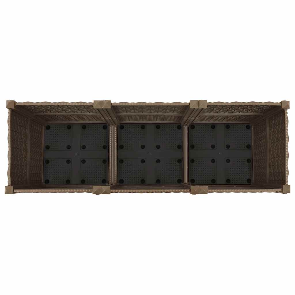 Aukštas lovelis, 120x40x38cm, polipropilenas