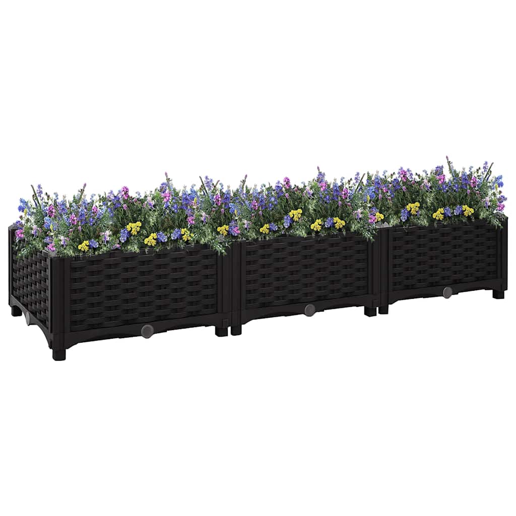 Aukštas lovelis, 120x40x23cm, polipropilenas