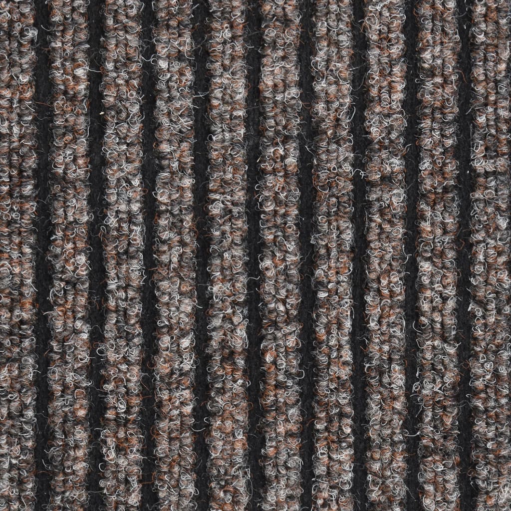 Durų kilimėlis, smėlio spalvos, 40x60cm, dryžuotas