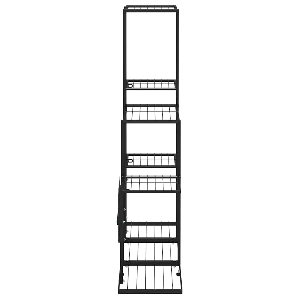 Stovas augalams, juodos spalvos, 94,5x25x88cm, metalas