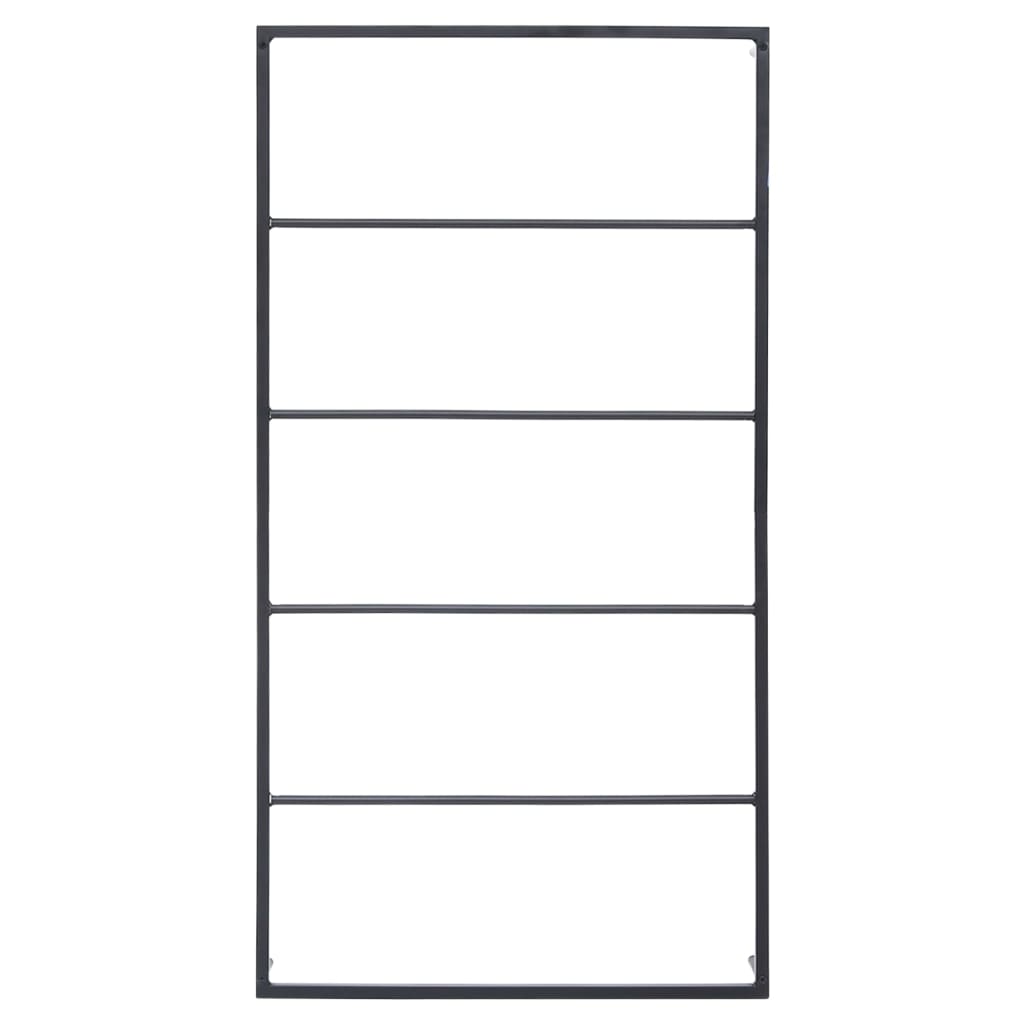 Rankšluosčių kabykla, juodos spalvos, 60x10x116cm, plienas