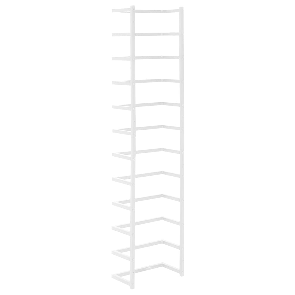 Rankšluosčių kabykla, baltos spalvos, 24x12x96cm, plienas