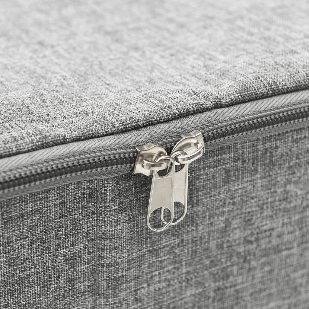 Daiktadėžė, pilkos spalvos, 70x40x18cm, audinys