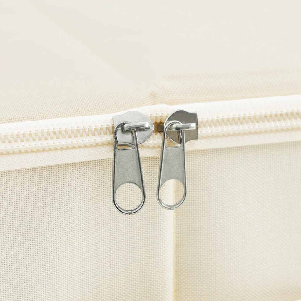 Daiktadėžės, 2vnt., kreminės spalvos, 70x40x18cm, audinys