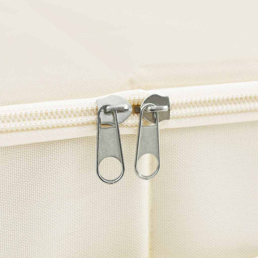 Daiktadėžės, 2vnt., kreminės spalvos, 43x34x23cm, audinys