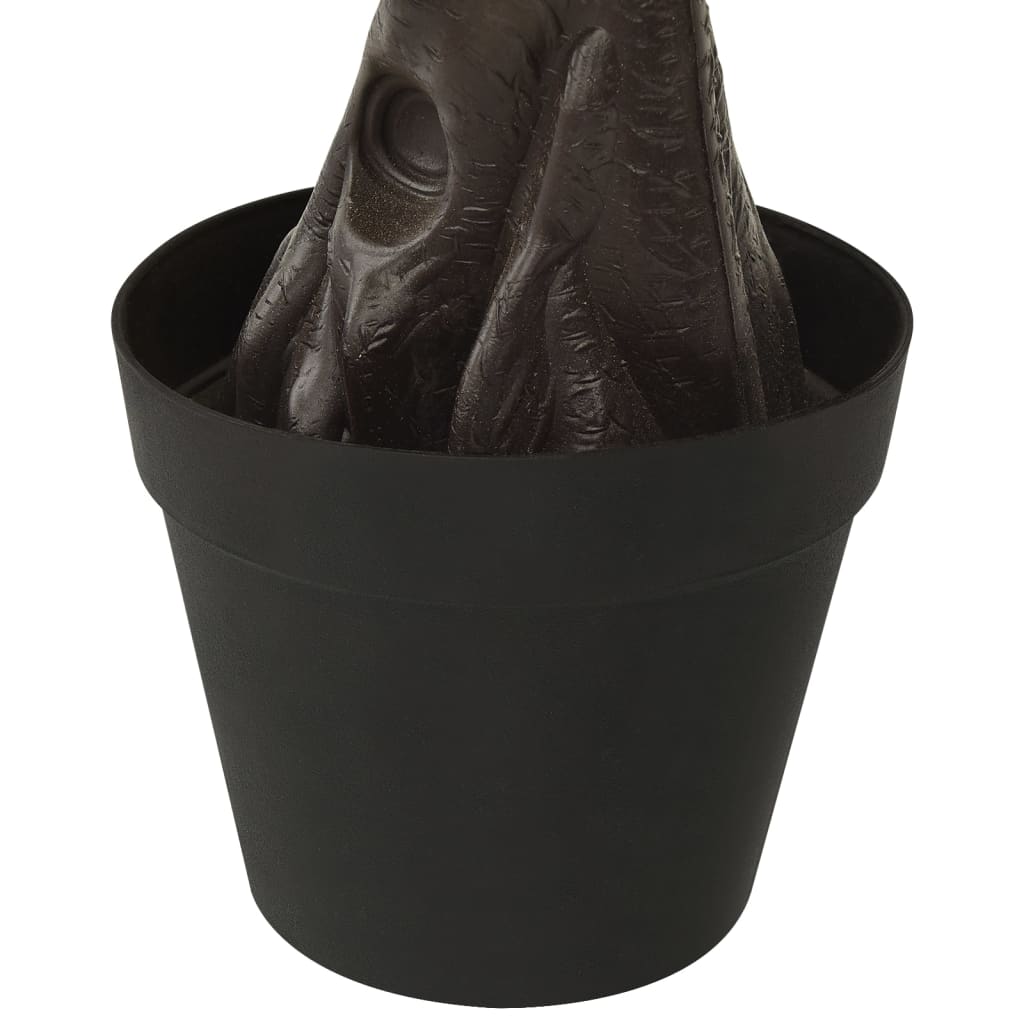 Dirbtinis pinus bonsai medelis su vazonu, 60cm, žalios spalvos