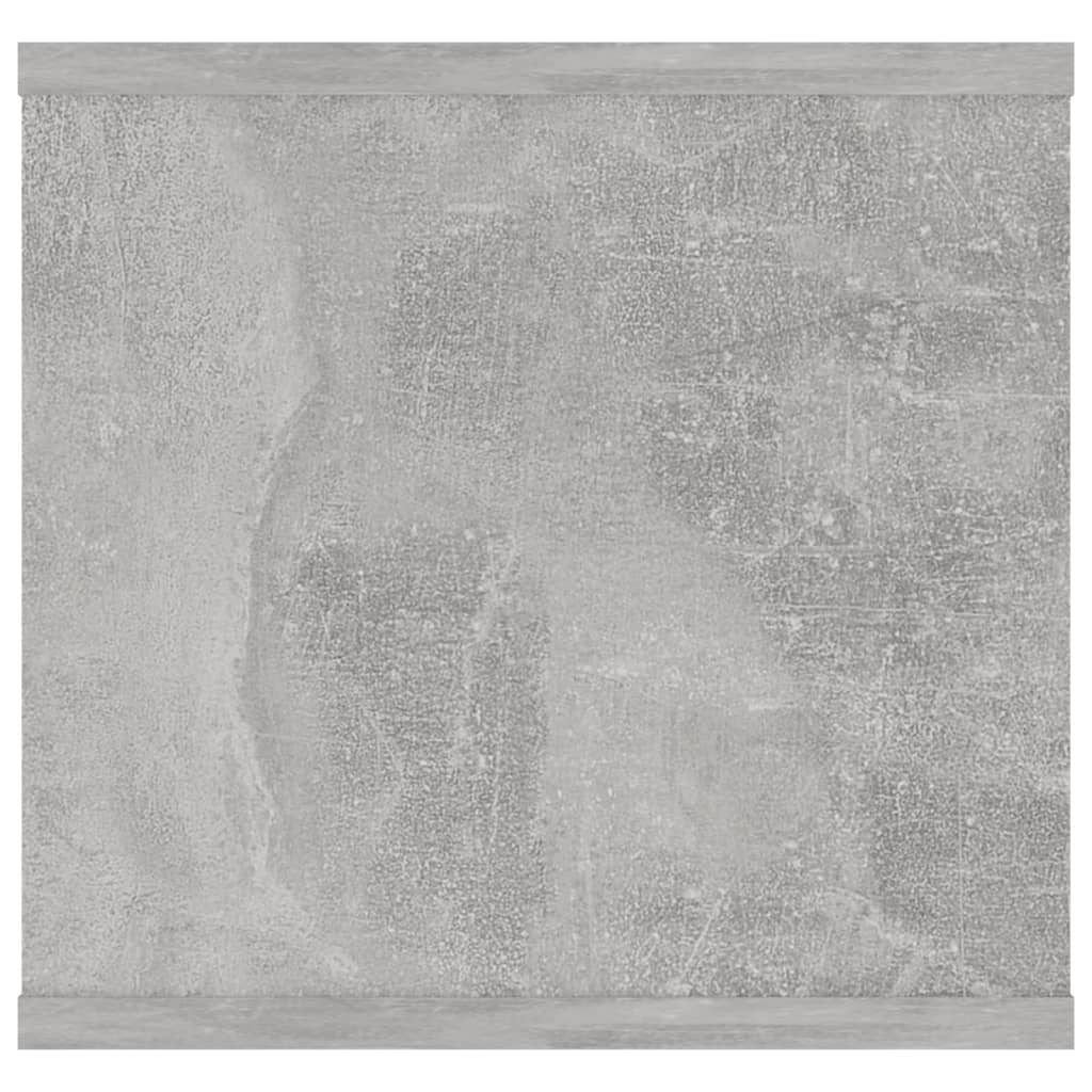 Sieninė lentyna, betono pilka, 102x30x29cm, apdirbta mediena