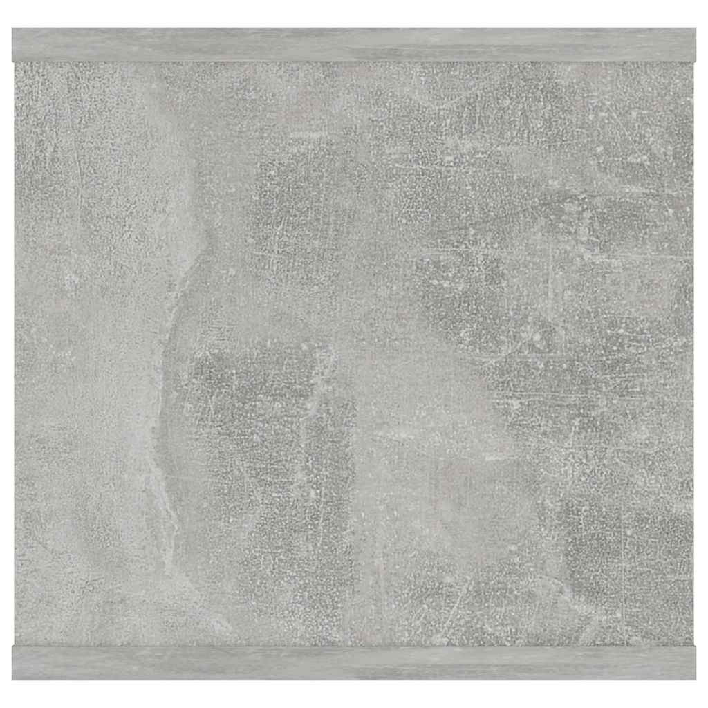 Sieninė lentyna, betono pilka, 102x30x29cm, apdirbta mediena