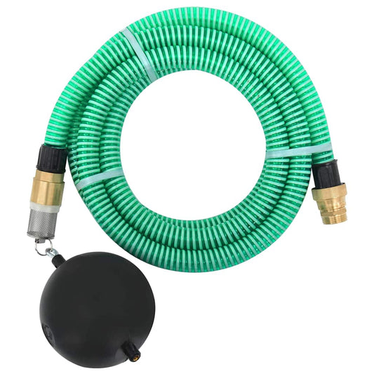 Siurbimo žarna su žalvarinėmis jungtimis, žalia, 1,1", 10m, PVC