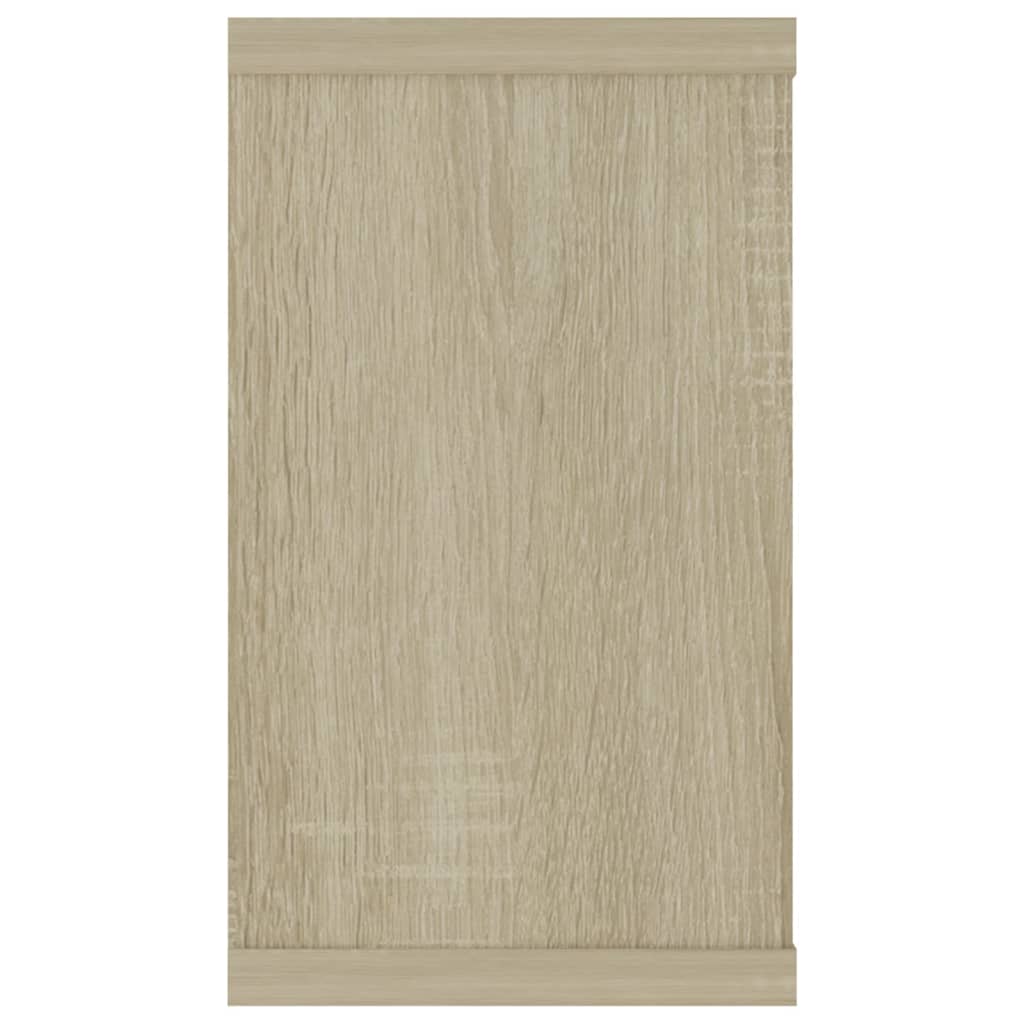 Sieninės lentynos, 4vnt., ąžuolo, 80x15x26,5cm apdirbta mediena