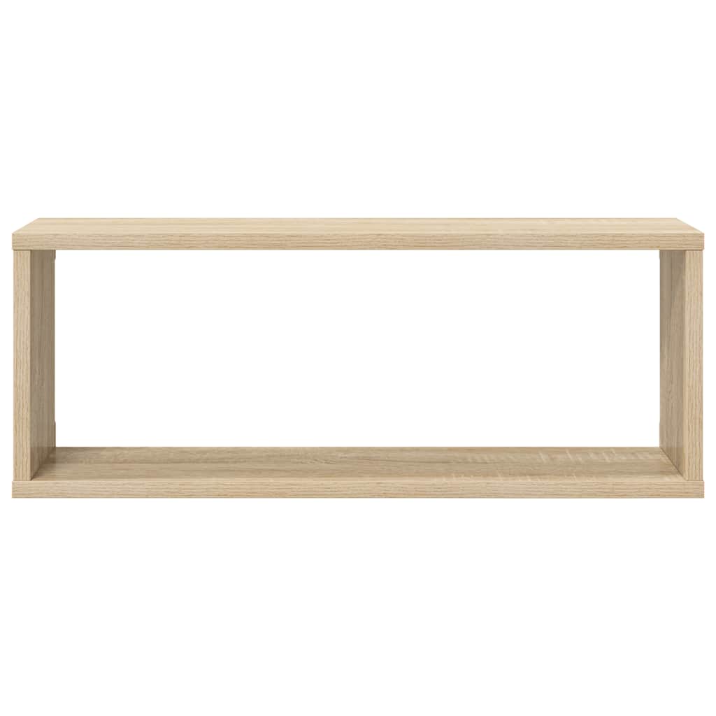 Sieninės lentynos, 4vnt., ąžuolo, 60x15x23cm, apdirbta mediena