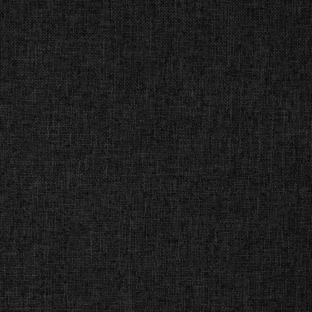 Ant grindų pastatoma pasukama kėdė, juodos spalvos, audinys