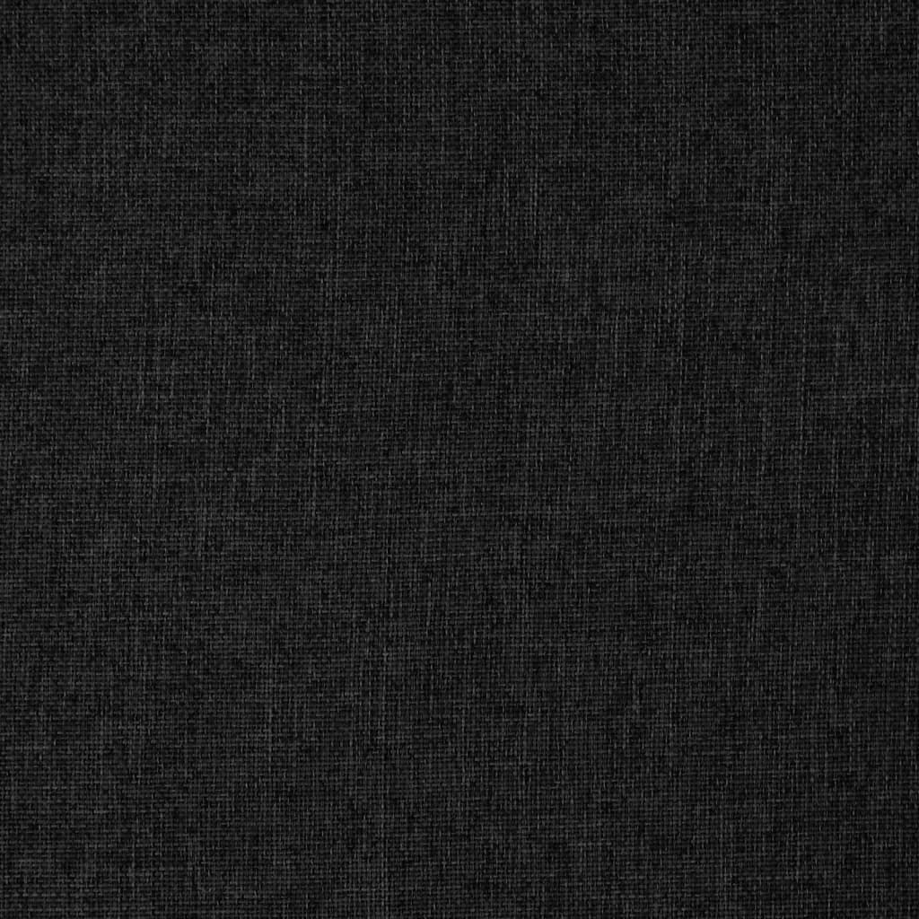 Sulankstomas čiužinukas-kėdė, juodos spalvos, audinys