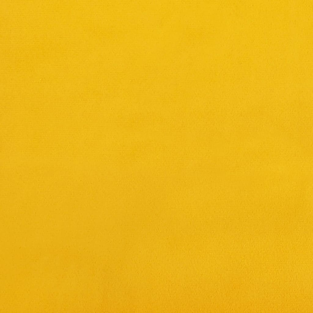 Pakoja, geltonos spalvos, 78x56x32cm, aksomas