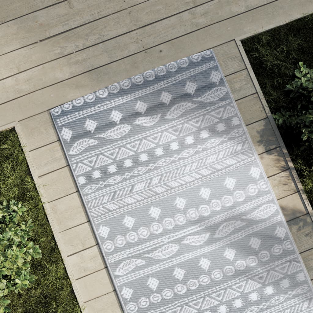 Lauko kilimas ARAKIL Pilka 80x250 cm PP