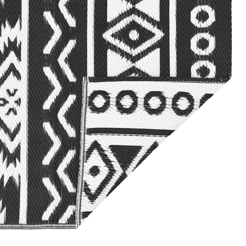 Lauko kilimas, ARAKIL juodos spalvos, 160x230cm, PP