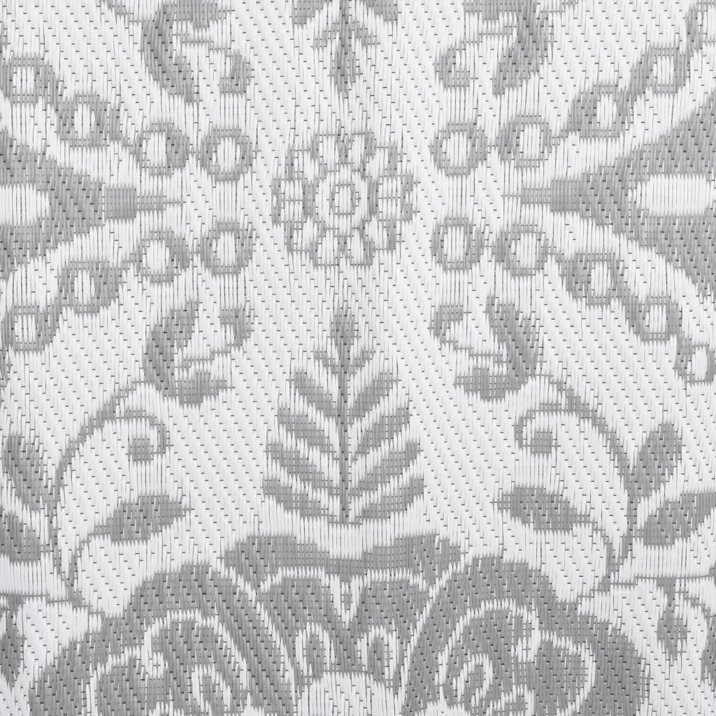 Lauko kilimas, ARAKIL šviesiai pilkos spalvos, 80x250cm, PP