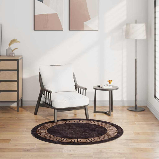 Kilimas, juodos ir auksinės spalvos, 120cm, neslystantis