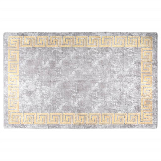 Kilimas, pilkos spalvos, 160x230cm, neslystantis, skalbiamas