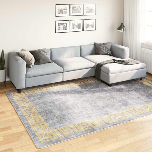Kilimas, pilkos spalvos, 190x300cm, neslystantis, skalbiamas