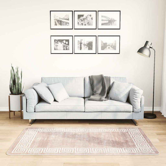 Kilimas, smėlio spalvos, 80x150cm, neslystantis, skalbiamas