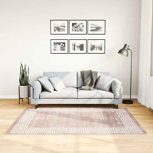 Kilimas, smėlio spalvos, 120x180cm, skalbiamas