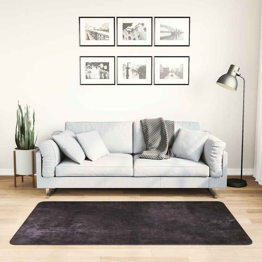 Kilimas, antracito spalvos, 80x150cm, neslystantis, skalbiamas