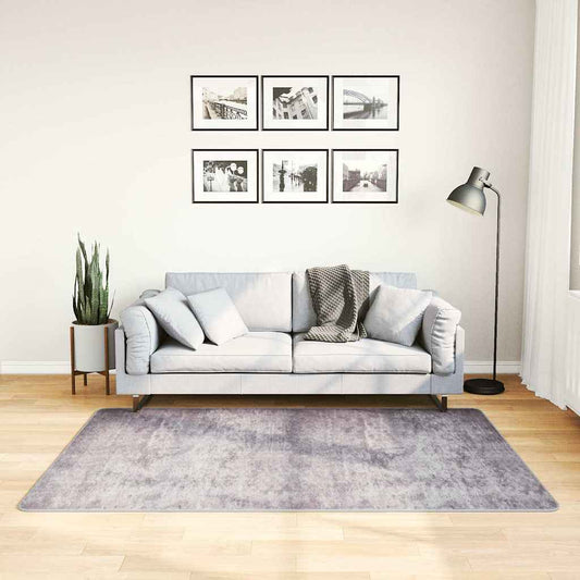 Kilimas, pilkos spalvos, 120x180cm, neslystantis, skalbiamas