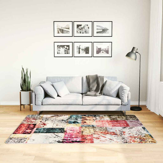 Kilimas, spalvotas, 120x180cm, skiautinio dizaino, neslystantis
