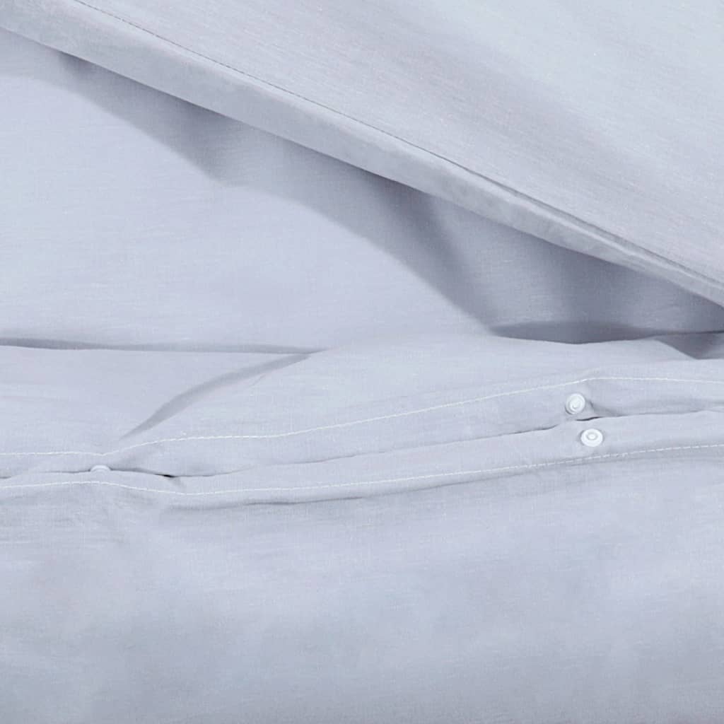 Patalynės komplektas, pilkas, 240x220cm, medvilnė
