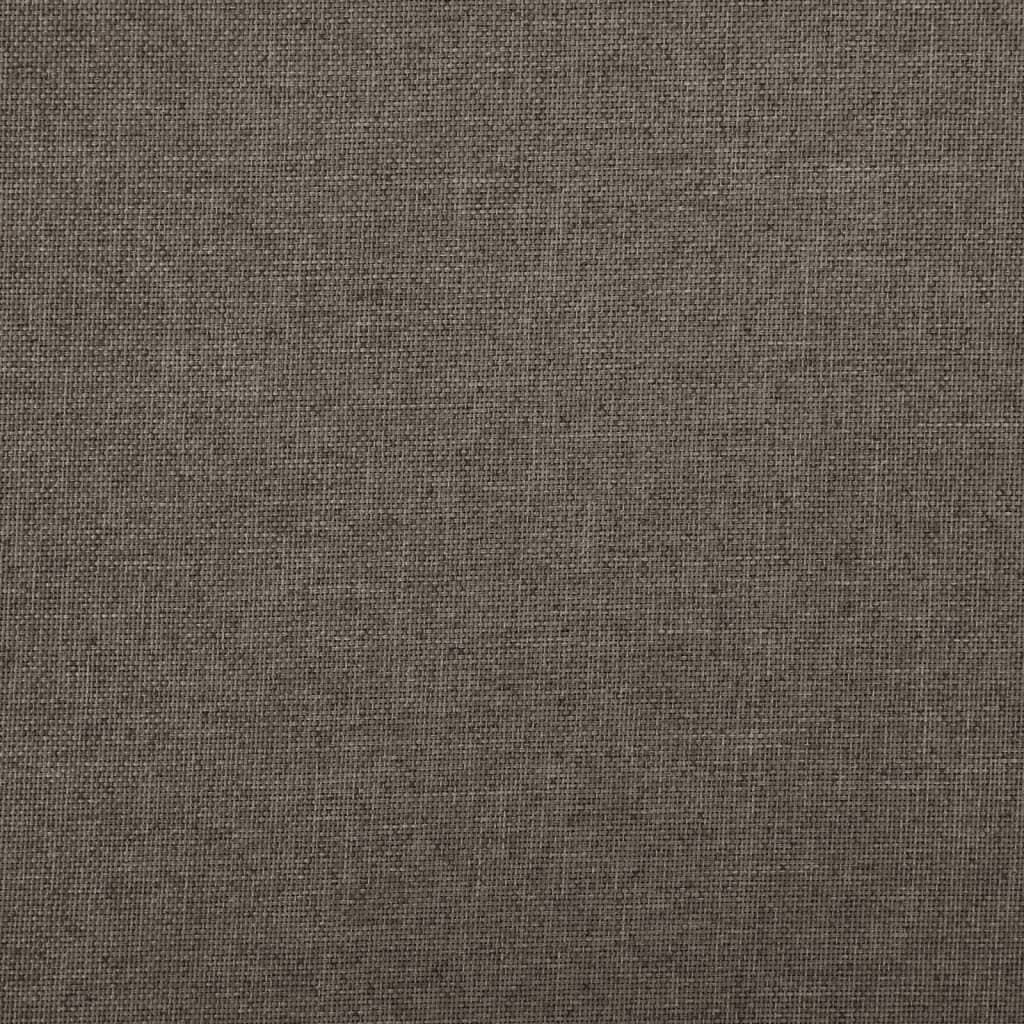 Taburetės-daiktadėžės, 2vnt., rudos, dirbtinis linas